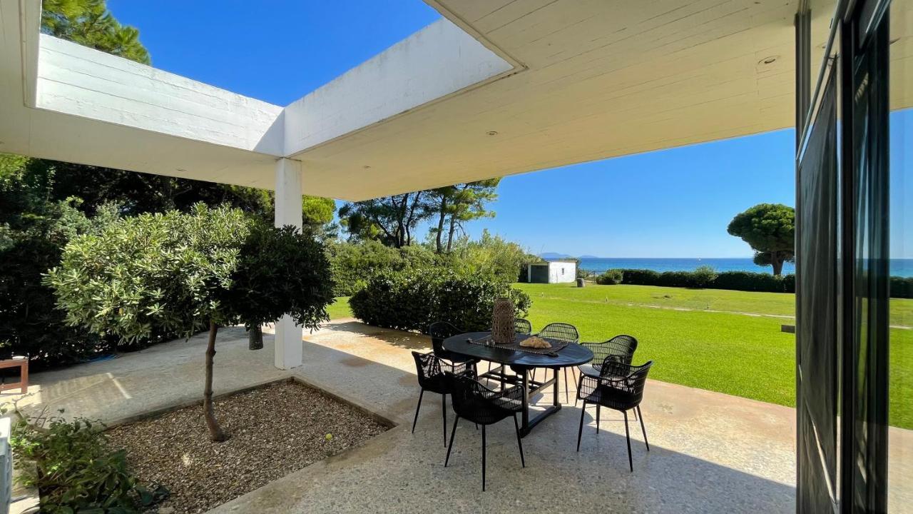 Beachfront Villa Hoopoe Schinias, Marathon Kültér fotó