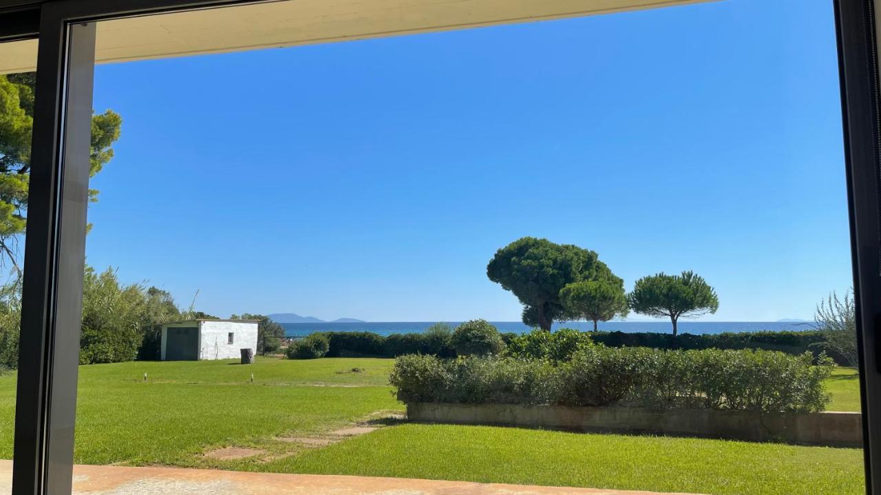 Beachfront Villa Hoopoe Schinias, Marathon Kültér fotó
